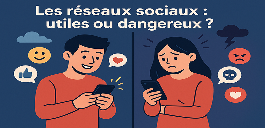 Blog post - Les réseaux sociaux : utiles ou dangereux ?