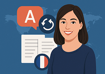 Certified French-English translation services